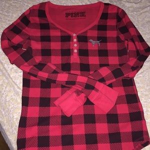 Pink Pajama Top very cute!! Hardly Used.